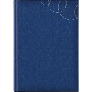 Rokovnik B5 linije 256strana Luna C45 metalik tamno plavi (blue)