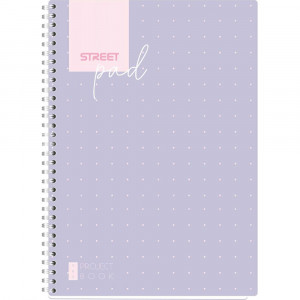 STREET DOTS Sveska spirala A4 DIKTO 100L