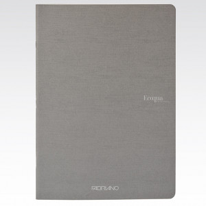 Sveska meki povez A4 karo 40L 90g EcoQua Fabriano siva (antracite)