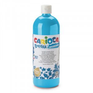 Tempera Carioca 1L plava-azzurro