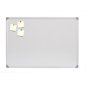 Bela tabla NOKI 90x120cm magnetna, alu ram