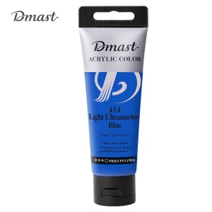 Boja akrilna 75ml pvc tuba Deli Light Ultramarine Blue