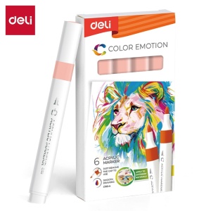 Marker akrilni DELI Biserno Roze