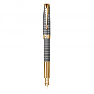 Nalivpero Parker Royal Sonet Silver Chisel GT F