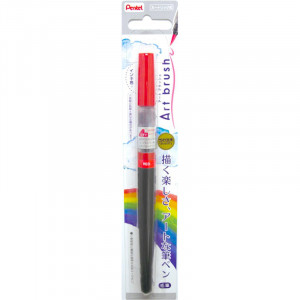 Pentel ARTS četkica sa tečnom bojom CRVENA