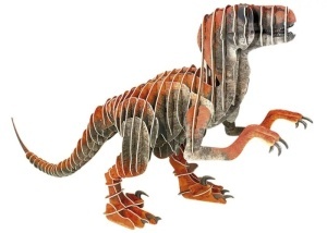 Puzle Velociraptor 3D Creature