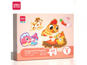 PUZZLE - SLAGALICA DELI PROGRESIVNI nivo 1 - 44 dela 74500-1