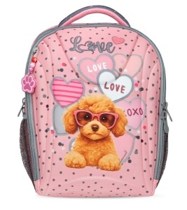 Ranac Belmil 338-82 Pink Heart Puppy