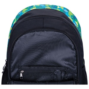 Ranac đački anatomski 3zipa 1džep AB340 Game 24.Astrabag crno-zeleni