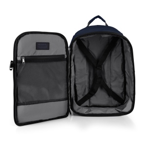 Ranac putni za low cost sa 2 odeljka 25x40x20/23 cm 20/23l Plavi