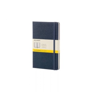 Rokovnik Moleskine Sapphire blue tvrd povez kvadratići LG