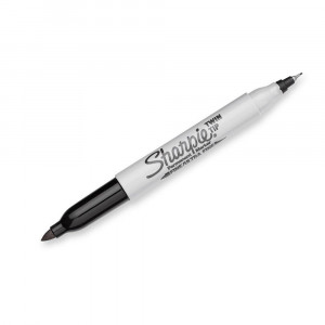 Sharpie marker TWIN TIP crni