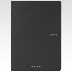 Sveska meki povez A4 linije 40L 90g EcoQua Fabriano crna (nero)