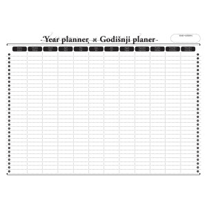 Tabla staklena planer godiŠnji 90x120cm mps129-58