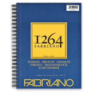 Blok Drawing spirala gore A4 120L 90G (natural grain)
