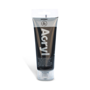 Boja akrilna 75ml pvc tuba CMP 420TA75800 crna (black)