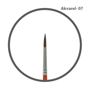Četkica akvarel br.07 milan 101 7 80307