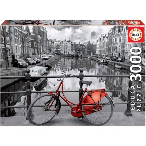 Educa Puzzle 3000 delova Amsterdam with Red Bik