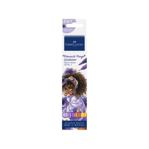 Goldfaber Sketch flomasteri Faber-Castell Romantic Manga 3