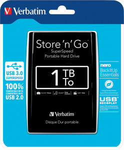 Hard disk 2.5" 1TB USB 3.0 Verbatim 53023 crni