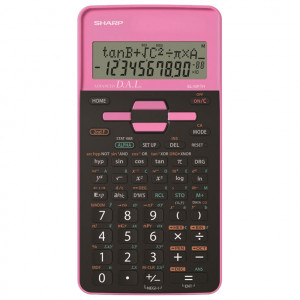 Kalkulator tehnički 10mesta 273 funkcije Sharp EL-531THB-PK crno roze blister