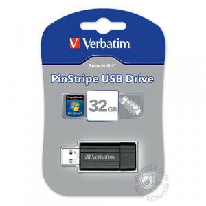 Memorija USB 32Gb PinStripe Verbatim 49064