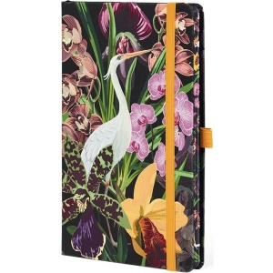 Notes 13x21cm linije 192strane s gumicom Eden Oasis