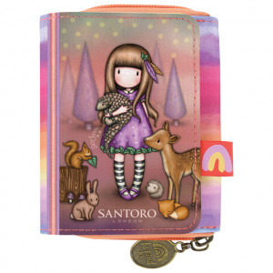 Novčanik na preklop sa kopčom i zipom Be Kind To All Creatures Gorjuss 1204GJ01