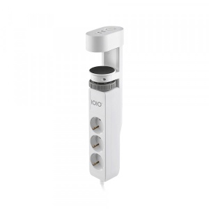 Produžni kabl SL3000 3 utičnice, 1,5m USB A/C, beli