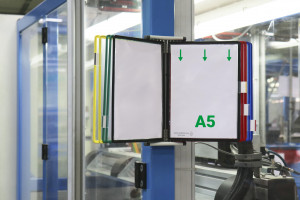 Stalak zidni čelični sa 10 ramova A5 Tarifold-Djois Tarifold