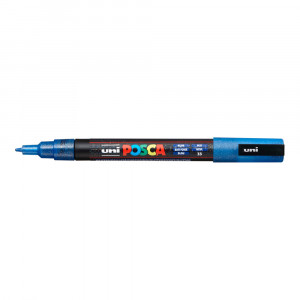 Uni Posca Paint Marker Pen PC-3ML - glitter light blue