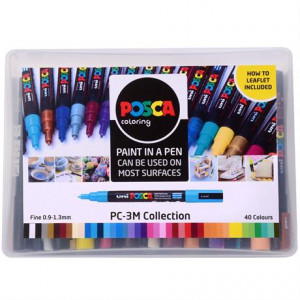 UNI Posca PC-3M /0.9-1.3mm set 1/40
