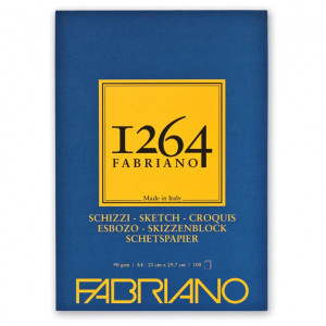 Blok Sketches A4 100L 90g (natural grain) 1264 Fabriano