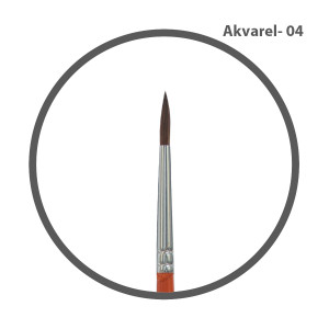 Četkica akvarel br.04 milan 101 4 80304