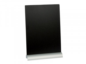Crna tabla Securit Silhouette A4 alu-postolje 29x21x6cm