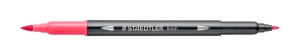 Dvostrani akvarel flomaster STAEDTLER 25 pink