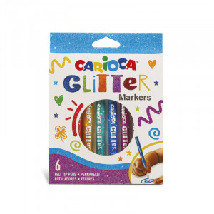Glitter Flomaster 1/6 Carioca