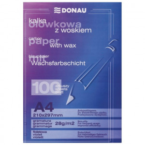 Indigo ručni A4 pk100 Donau - ljubičasti