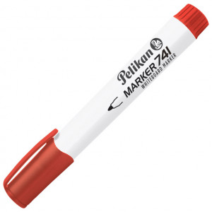 Marker za belu tablu punjivi okrugli vrh 741 Pelikan CRVENI