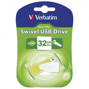 Memorija USB 32Gb Swivel Verbatim 49815 zelena blister