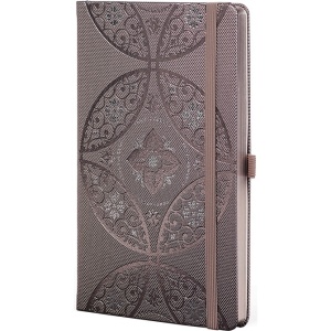 Notes 13x21cm linije 192strane s gumicom OrientalCharme Fossil Arabesque