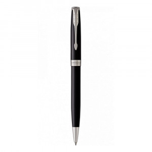 Parker poklon SET Sonet Black Mat CT – Hemijska olovka + Roler