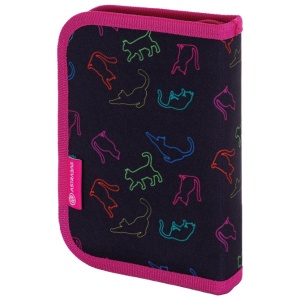 Pernica puna 1zip 1preklop AC11 Lo&Ve 24.Astrabag crno-roze