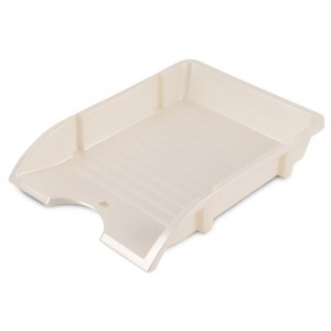 Polica za spise Donau 7455001PL-25 biserno bela