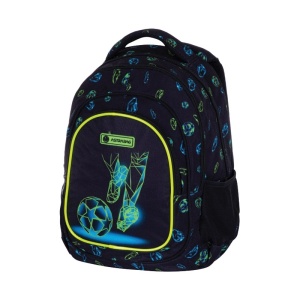 Ranac đački anatomski 3zipa AB330 Football Motion 25.Astrabag crno-zeleni