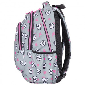 Ranac đački anatomski 3zipa AB330 Panda 24.Astrabag sivi