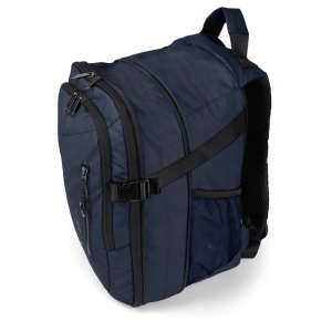 Ranac putni za low cost sa 2 odeljka 25x40x20/23 cm 20/23l Plavi