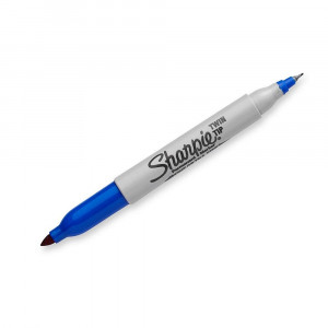 Sharpie marker TWIN TIP plavi