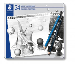 Staedtler Mars Lumograph 1/24 metalna kutija
