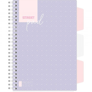 STREET DOTS Sveska spirala A5 DIKTO 100L